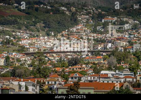 Ville haute, Funchal, Madère, Portugal Banque D'Images