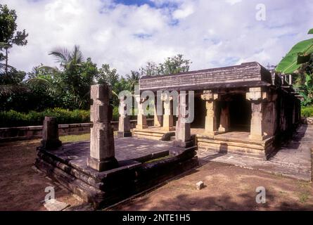 Jain Temple à Sulthan Bathery, Wayanad, Kerala, Inde du Sud, Asie Banque D'Images