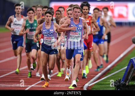 Andrew Butchart, Patrick Dever (Grande-Bretagne). 5000m. Championnats d'Europe Munich 2022 Banque D'Images