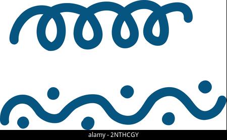 Art abstrait et tendance Ensemble de plantes dessinées à la main, courbe, forme, objet, blob. Elément de conception. Illustration de dessin animé à vecteur plat isolée sur blanc Illustration de Vecteur