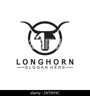 Modèle à motif vectoriel avec logo à pavillon long Illustration de Vecteur