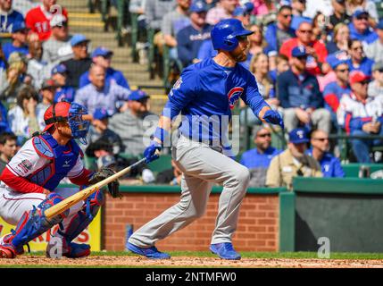 Mar 31, 2019: Chicago Cubs shortstop Javier Baez #9 jersey with