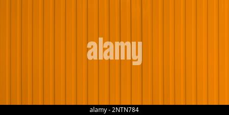 Large surface du mur en aluminium orange pour une conception d'arrière-plan. Banque D'Images