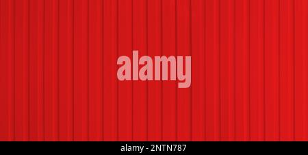 Large surface du mur en aluminium rouge pour une conception d'arrière-plan. Banque D'Images