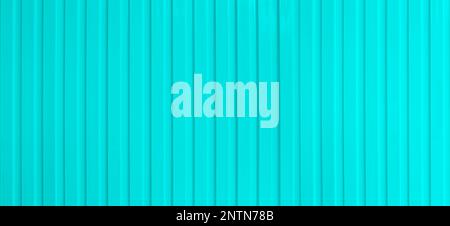 Large surface du mur en aluminium bleu clair pour une conception d'arrière-plan. Banque D'Images
