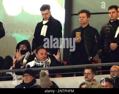 Wembley, Royaume-Uni. 26th févr. 2023. ANT McPartlin et Declan Donnelly à la finale de la Carabao Cup, Manchester United contre Newcastle United, Wembley Stadium, Londres, Royaume-Uni, le 26 février, 2023. Crédit : Paul Marriott/Alay Live News Banque D'Images