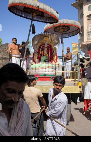 Festival de Gangaur,défilé,pushkar, Rajasthan, India Banque D'Images