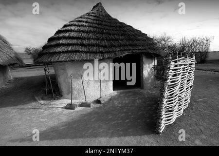Antique,Archéologie,Archéologique,Archéologue,Beaker,Culture,Amesbury,BC,3000,Stonehenge,Wiltshire,Grande-Bretagne,Britannique,Bluestones, Banque D'Images