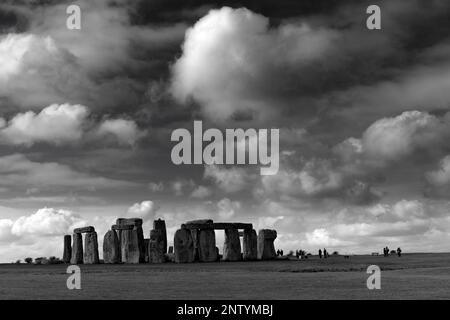 Antique,Archéologie,Archéologique,Archéologue,Beaker,Culture,Amesbury,BC,3000,Stonehenge,Wiltshire,Grande-Bretagne,Britannique,Bluestones, Banque D'Images