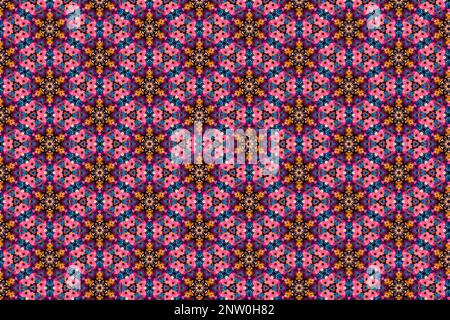 Modèle sans couture abstrait de style africain pour textiles, papiers et autres surfaces. Banque D'Images