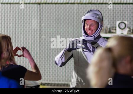 Sortie de l'équipage SpaceX Crew-6 de la NASA Banque D'Images