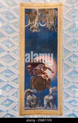 palazzo te: chambre du soleil et de la lune, mantoue, italie Banque D'Images