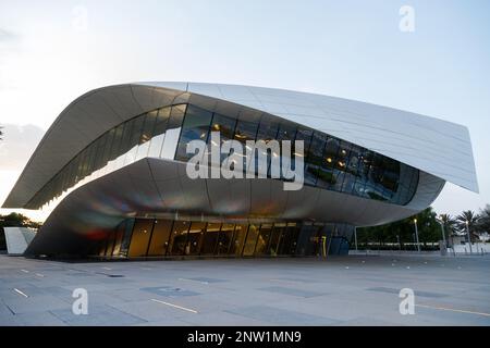 Musée Etihad vue de Union House. Banque D'Images