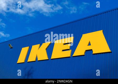 Magasin IKEA. Banque D'Images