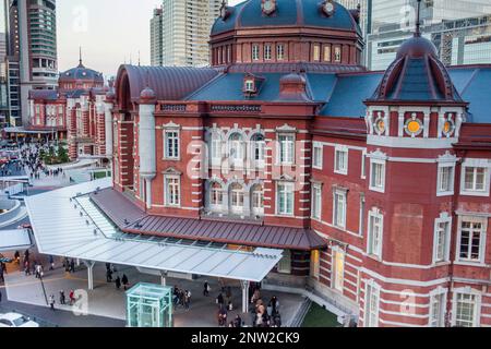 La gare de Tokyo, Marunouchi, Tokyo, Japon Banque D'Images