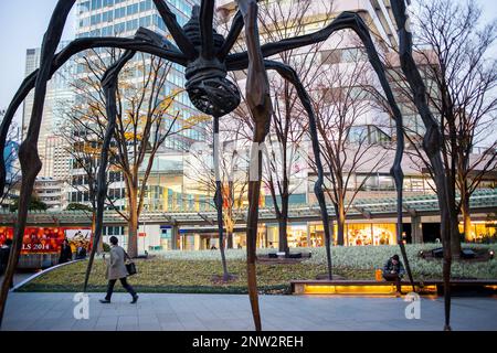 L'Araignée géante de Louise Bourgeois, à Roppongi Hills, Tokyo, Japon Banque D'Images