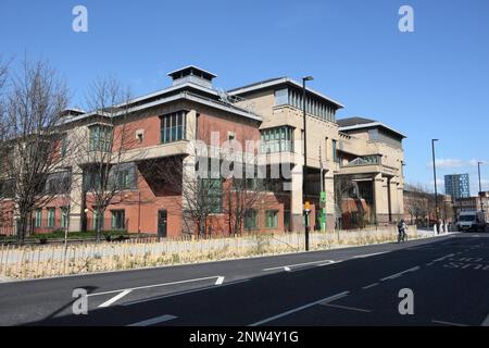 Sheffield Combined Law courts England UK, British Criminal Crown court Building British Justice system Banque D'Images