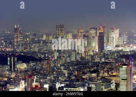 Toits de Shinjuku.Tokyo, Japon, Asie Banque D'Images