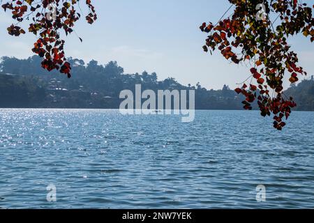 Diverses vues sur le lac Bhimtal , Uttarakhand Banque D'Images