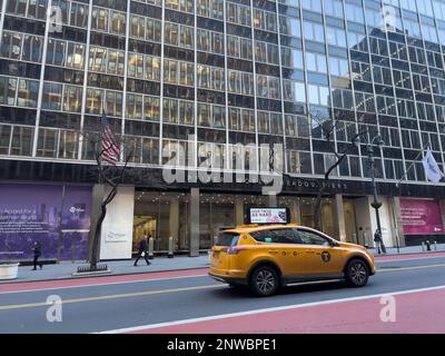 Siège de Pfizer à New York - photographie de voyage Banque D'Images