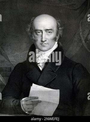 George Canning (1770 – 1827) homme d'État conservateur britannique. Banque D'Images