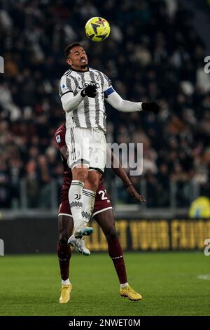 Turin, Italie. 31st mars 2022. Gleison Bremer de Juventus FC en action pendant la série Un match de football entre Juventus FC et Torino FC au stade Juventus de Turin (Italie), 28 février 2023. Photo Federico Tardito/Insidefoto crédit: Insidefoto di andrea staccioli/Alamy Live News Banque D'Images