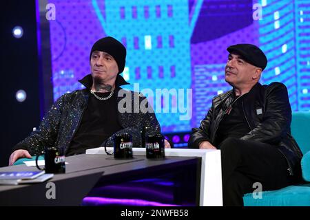 Milan, Italie. 28th févr. 2023. Milan, émission de télévision 'ce soir est Cattelan' - Article 31 crédit: Agence de photo indépendante/Alamy Live News Banque D'Images