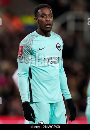 Stoke, Angleterre, le 28th février 2023. Danny Welbeck de Brighton lors du match de la FA Cup au stade Bet365, Stoke. Le crédit photo devrait se lire: Andrew Yates / Sportimage Banque D'Images