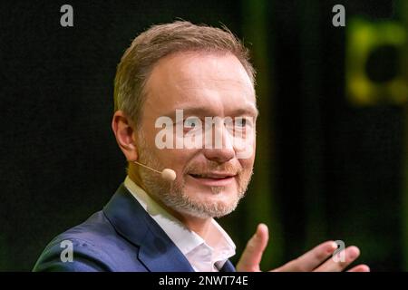 Christian Lindner, Portrait, membre du Bundestag allemand, Président fédéral du Parti FDP, Ministre fédéral des Finances, Epiphany 2023 in Banque D'Images