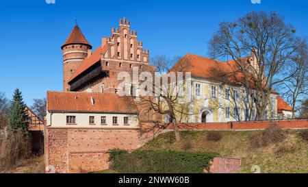 Château du Chapitre Warmien à Olsztyn Banque D'Images