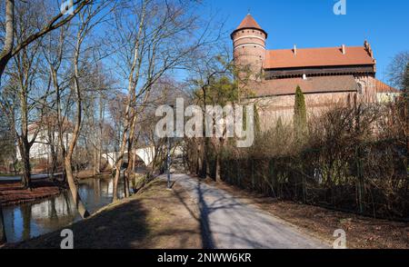 Château du Chapitre Warmien à Olsztyn Banque D'Images