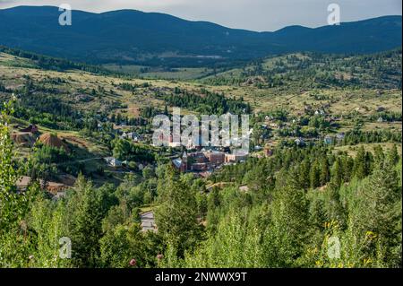 Central City, Colorado, le site de la première ruée vers l'or du Colorado. Banque D'Images