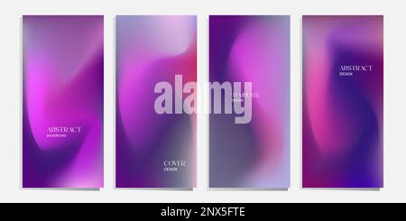 Modèle de conception de fond abstrait violet rose dégradé couleur Illustration de Vecteur