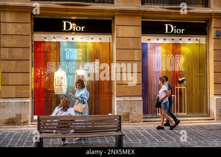 Scène de rue à El Moutran street, Downtown, Beyrouth, Liban Banque D'Images