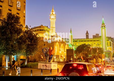 Waygand street, Downtown, Beyrouth, Liban Banque D'Images