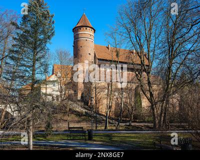 Château du Chapitre Warmien à Olsztyn Banque D'Images