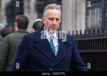 Londres, Royaume-Uni. 28February 2023. Ian Paisley Jr, Membre du Parti unioniste démocratique (DUP) et député de North Antrim. Credit: amer ghazzal / Alamy Live News Banque D'Images