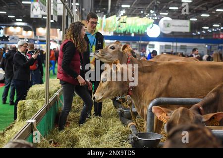 Paris, France. 28th févr. 2023. 59th salon de l'agriculture à Paris, France sur 1 mars 2023. L'édition 2023 du salon international de l'agriculture se déroule à Paris de 25 février à 5 mars 2023. Photo de Lionel Urman/ABACAPRESS.COM crédit: Abaca Press/Alay Live News Banque D'Images