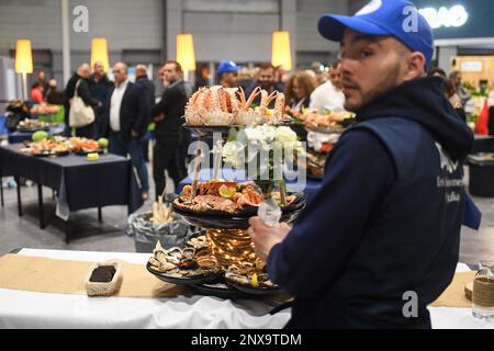 Paris, France. 28th févr. 2023. 59th salon de l'agriculture à Paris, France sur 1 mars 2023. L'édition 2023 du salon international de l'agriculture se déroule à Paris de 25 février à 5 mars 2023. Photo de Lionel Urman/ABACAPRESS.COM crédit: Abaca Press/Alay Live News Banque D'Images
