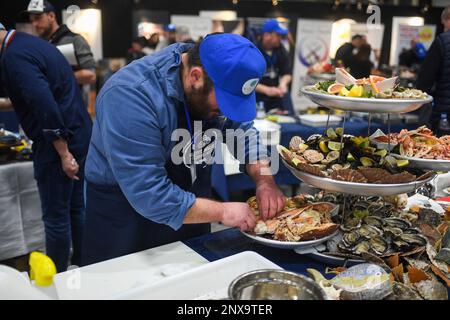 Paris, France. 28th févr. 2023. 59th salon de l'agriculture à Paris, France sur 1 mars 2023. L'édition 2023 du salon international de l'agriculture se déroule à Paris de 25 février à 5 mars 2023. Photo de Lionel Urman/ABACAPRESS.COM crédit: Abaca Press/Alay Live News Banque D'Images