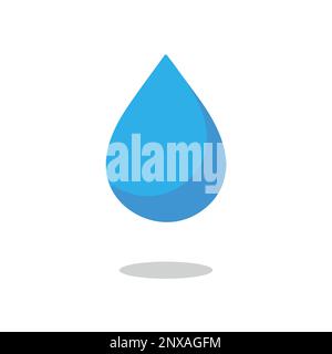 Icône de vecteur de goutte d'eau . Illustration de Vecteur