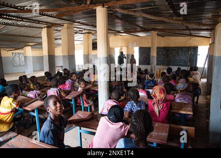 Nicolas Remene / le Pictorium - déplacement au Mali : personnes déplacées à l'intérieur du pays - 18/2/2021 - Mali / District de Bamako / Bamako - à l'intérieur du pays di Banque D'Images