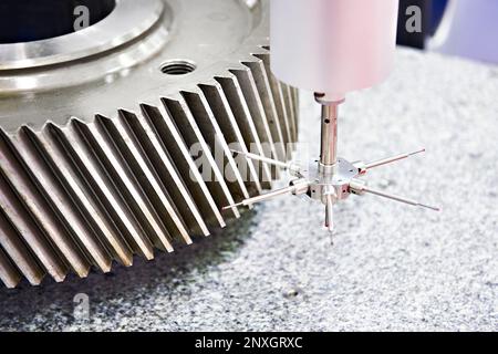 Machine de mesure de coordonnées avec tête 3D Banque D'Images