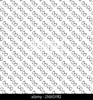 Motif abstrait des lunettes Banque D'Images