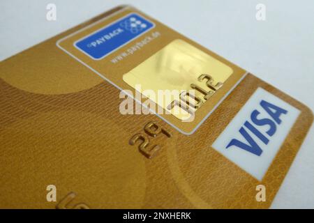 Visa / Kreditkarte / carte de crédit / remboursement / Zeichen / signe Banque D'Images