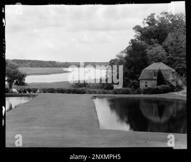 Middleton place, Ashley River vic., comté de Dorchester, Caroline du Sud. Carnegie Etude de l'architecture du Sud. États-Unis Caroline du Sud Comté de Dorchester Ashley River vic, Mills, rizières, Rivers. Banque D'Images