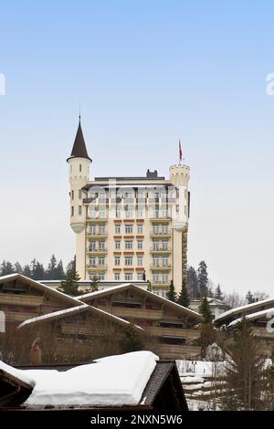 Grand Hotel Palace, Gstaad, Suisse Banque D'Images