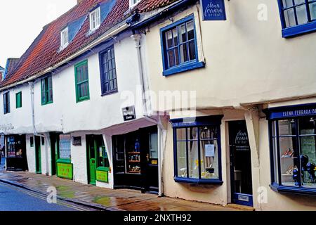 Our Lady Row Houses, Goodramgate, York, Yorkshire, Angleterre Banque D'Images