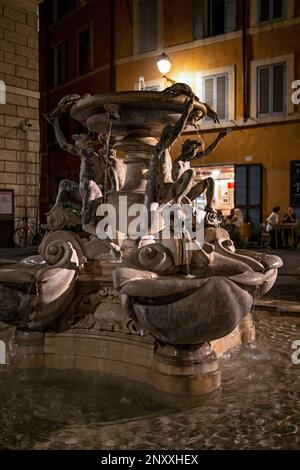 Fontaine des tortues, Rome, Italie Banque D'Images