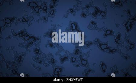 Arrière-plan avec des points mobiles de microbes. Mouvement. Arrière-plan animé avec des taches de bactéries en mouvement. Animation abstraite des points mobiles de la maladie ou Banque D'Images